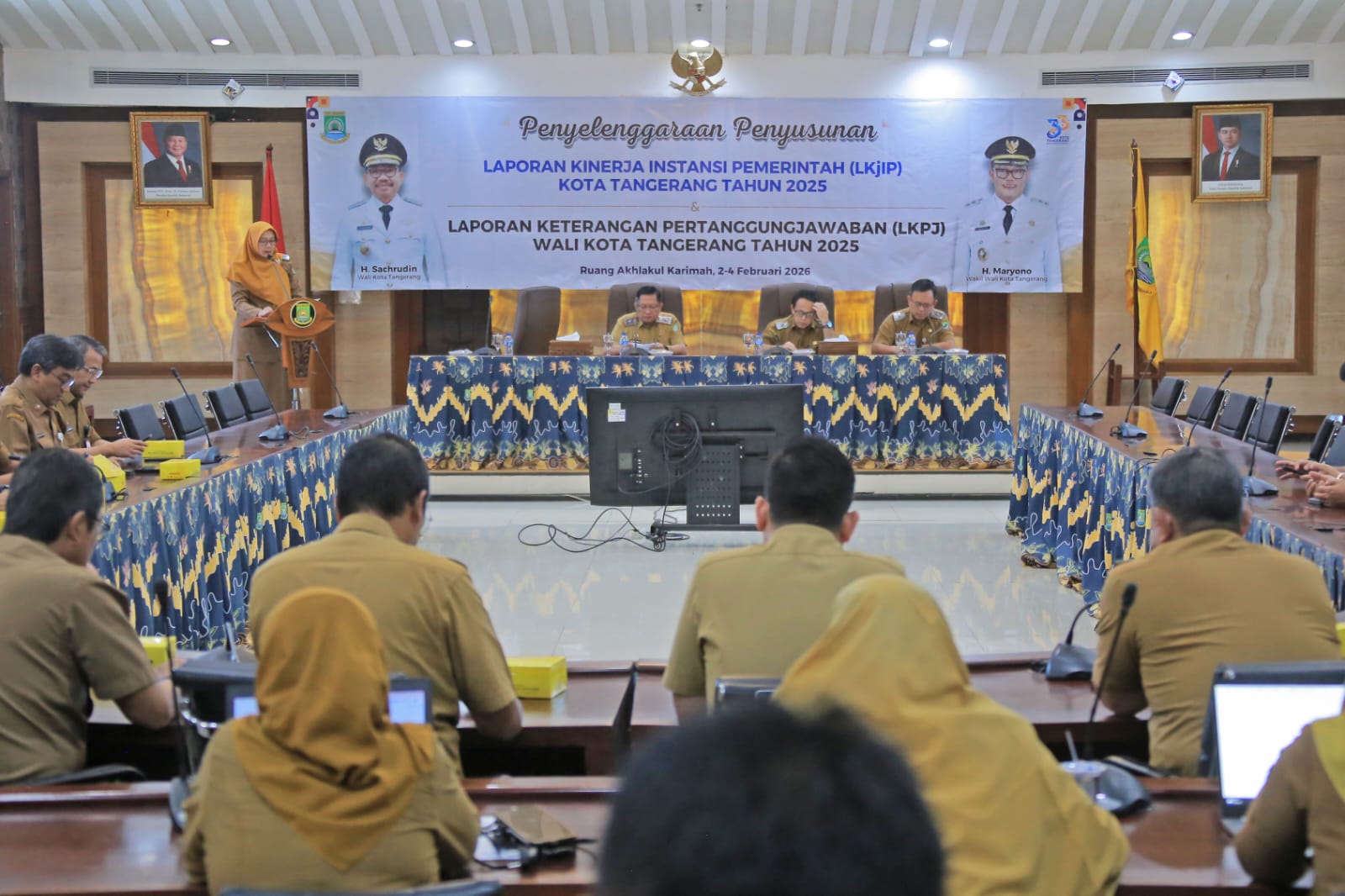 Pemkot Tangerang Gelar Kegiatan Penyusunan LKJIP–LKPJ Walikota