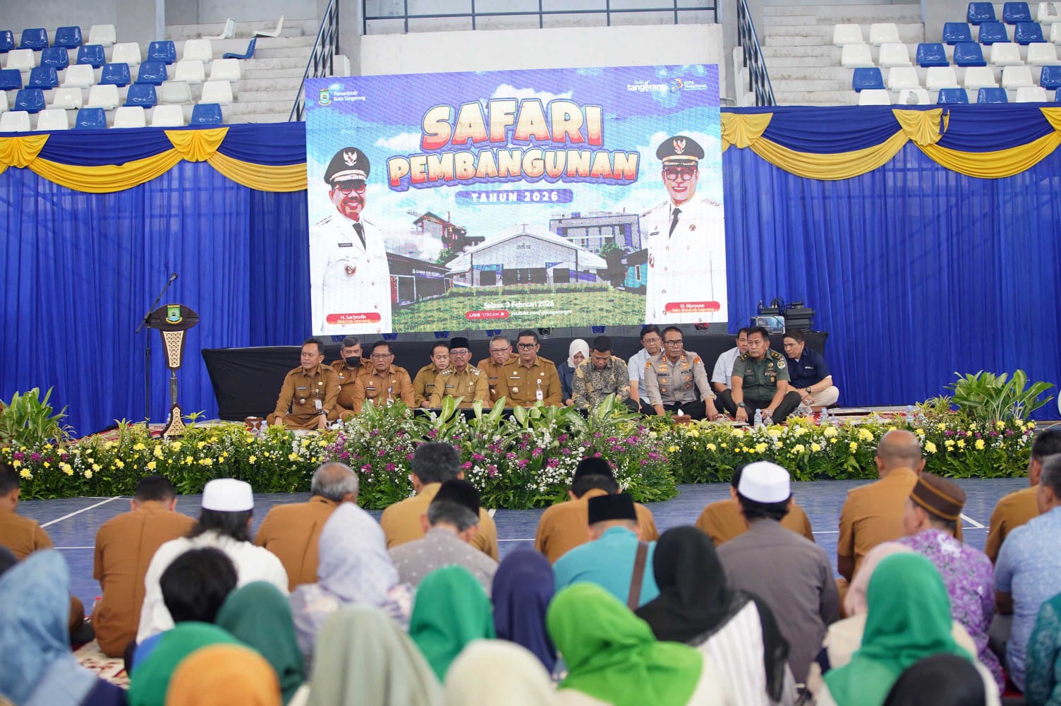 HUT ke-33 Pemkot Tangerang Beri Kado Spesial Pekerja Sosial Kemasyarakatan Lewat Safari Pembangunan