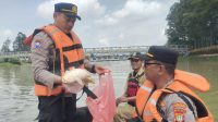 Pastikan Keamanan Warga, Kapolres Tinjau Sungai Cisadane di Kali Pasir