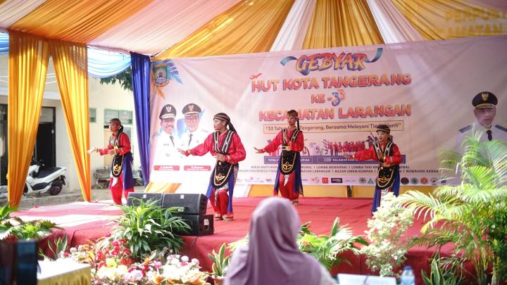 Ramaikan HUT Ke-33 Kota Tangerang, Kecamatan Gelar Lomba Tari Kreasi Tradisional