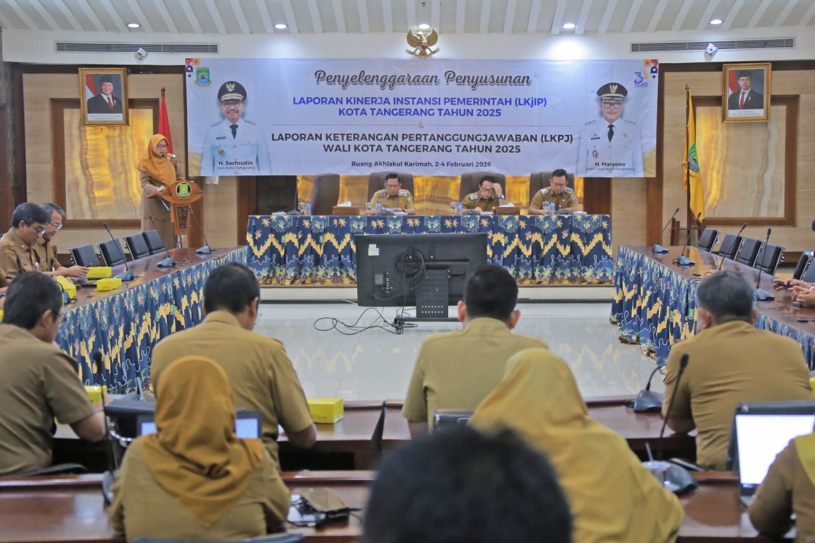 Sekda Kota Tangerang Buka Kegiatan Penyusunan LKjIP–LKPJ.