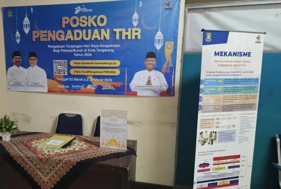 Pekerja Belum Terima THR Dapat Mengadu Ke Disnaker Kota Tangerang