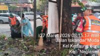 TNI Peduli Lingkungan, Satgas Sampah Bersama Warga Bersihkan Sampah