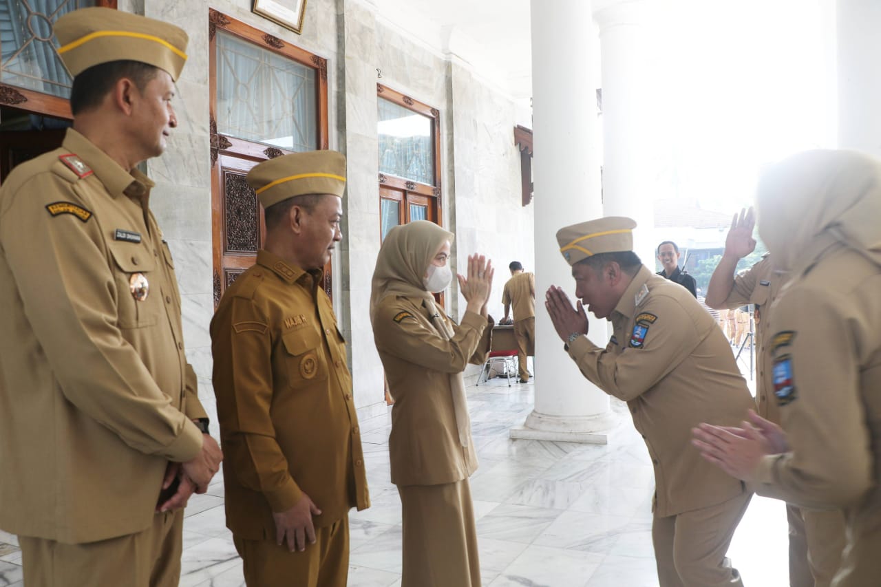Halal Bihalal, Bupati Serang Ratu Zakiyah Tekankan ASN Kembali Fokus Beri Pelayanan