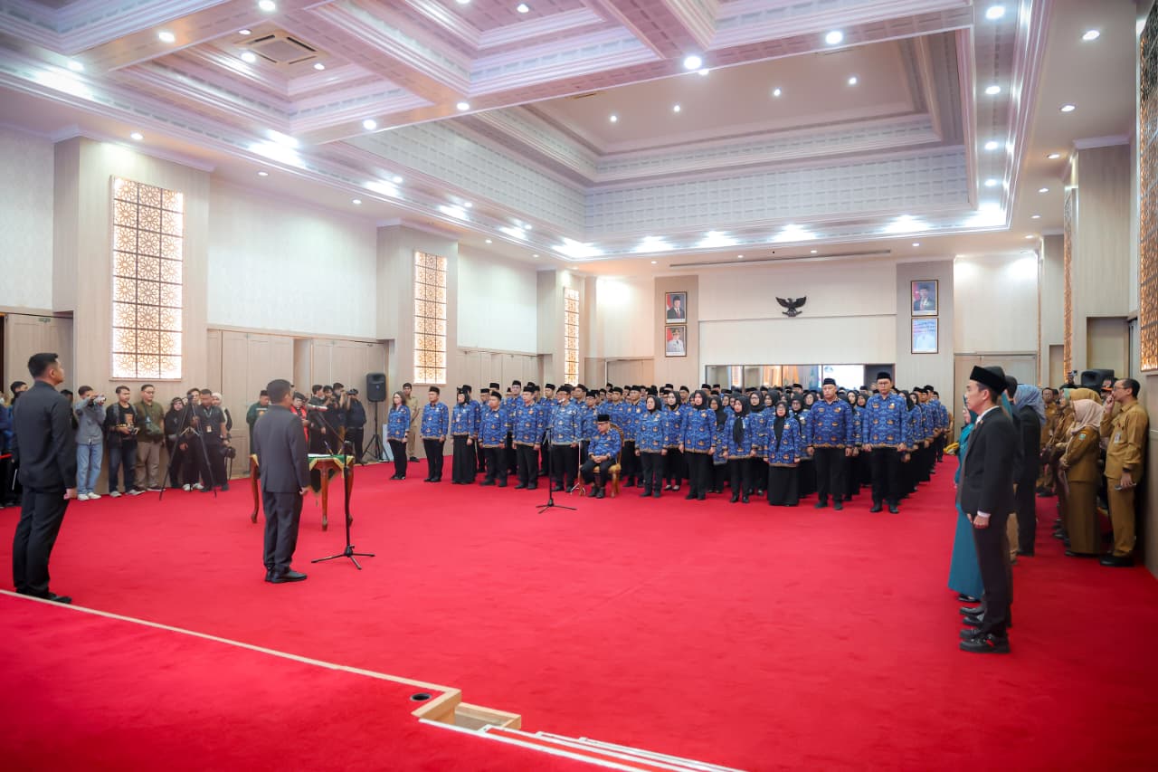 Berbasis Manajemen Talenta, 132 Pejabat Pemprov Banten Resmi Dilantik