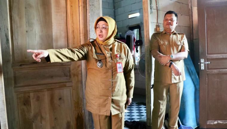 Tinjau RTLH di Tigaraksa, Wabup Tangerang Pastikan Percepatan Program Perbaikan Rumah