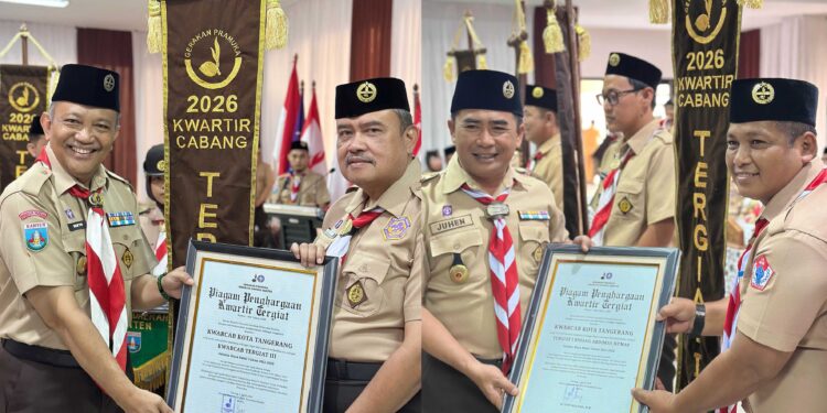 Kwarcab Pramuka Kota Tangerang Raih Penghargaan