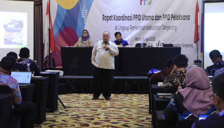 Diskominfo Kabupaten Tangerang Perkuat Transparansi Lewat Rakor PPID