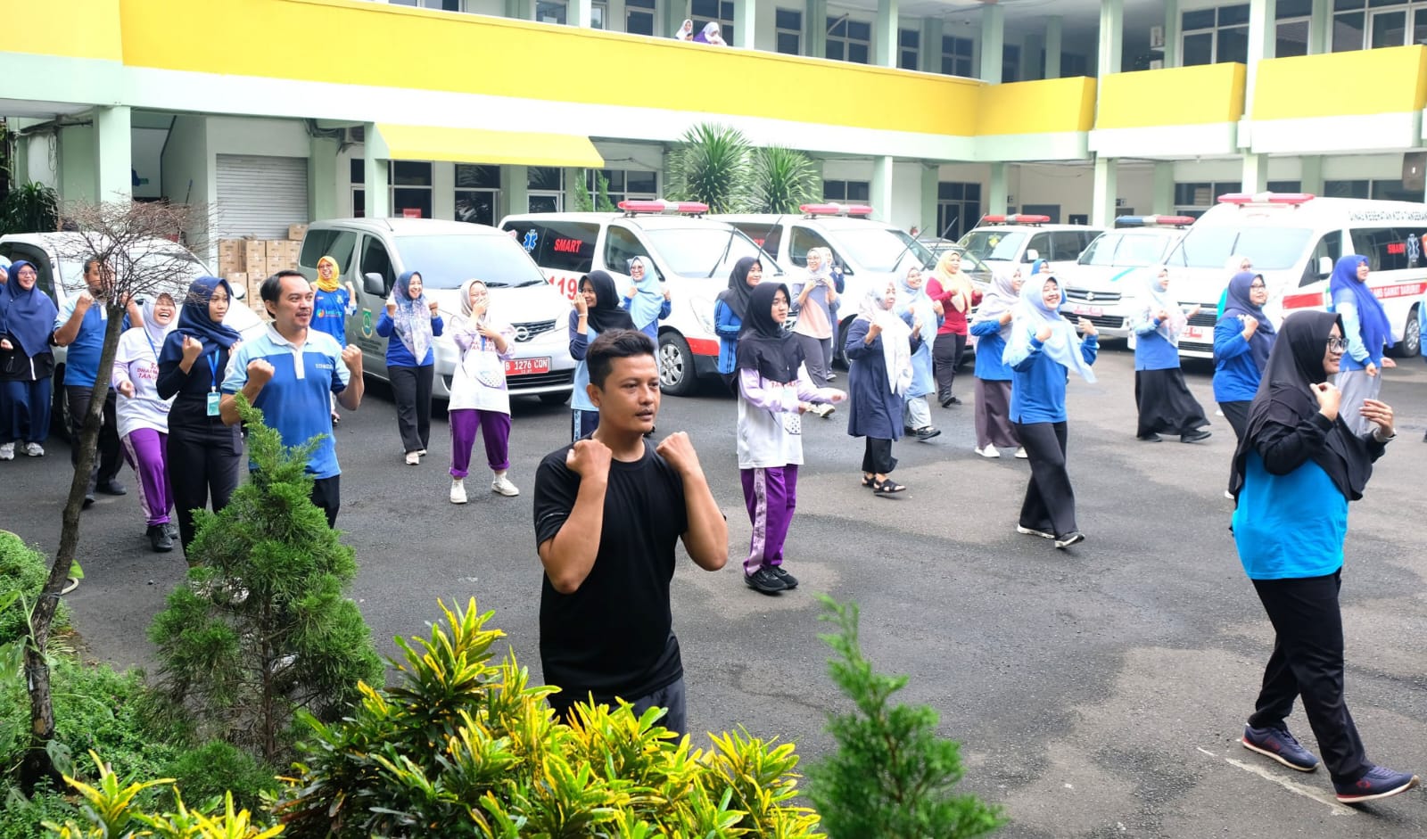 Dinkes Kota Tangerang Gelar Bugar Movement, Diikuti seluruh Pegawai