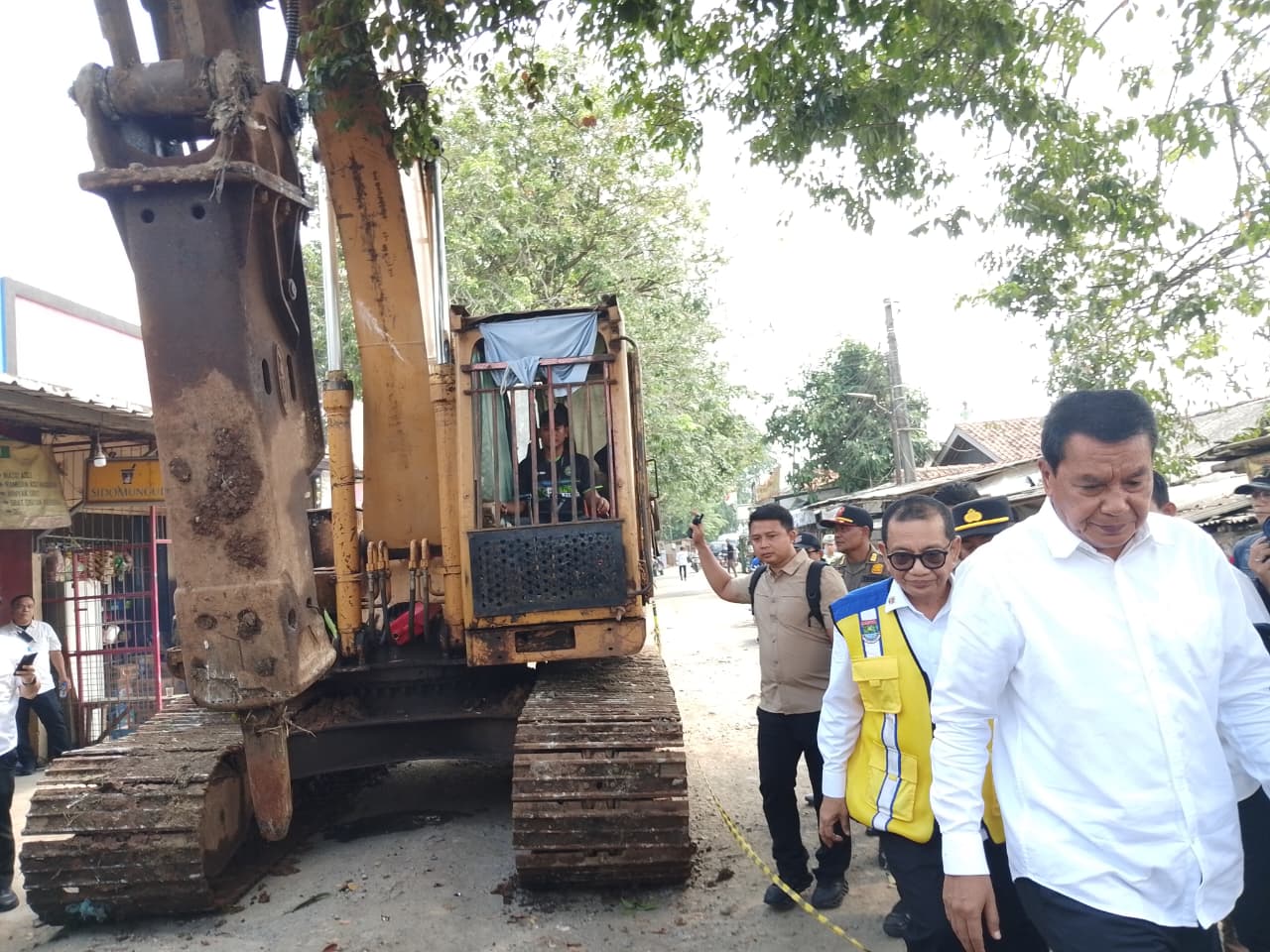 DBMSDA Kabupaten Tangerang Perbaikan Permanen Dua Ruas Jalan Awal April