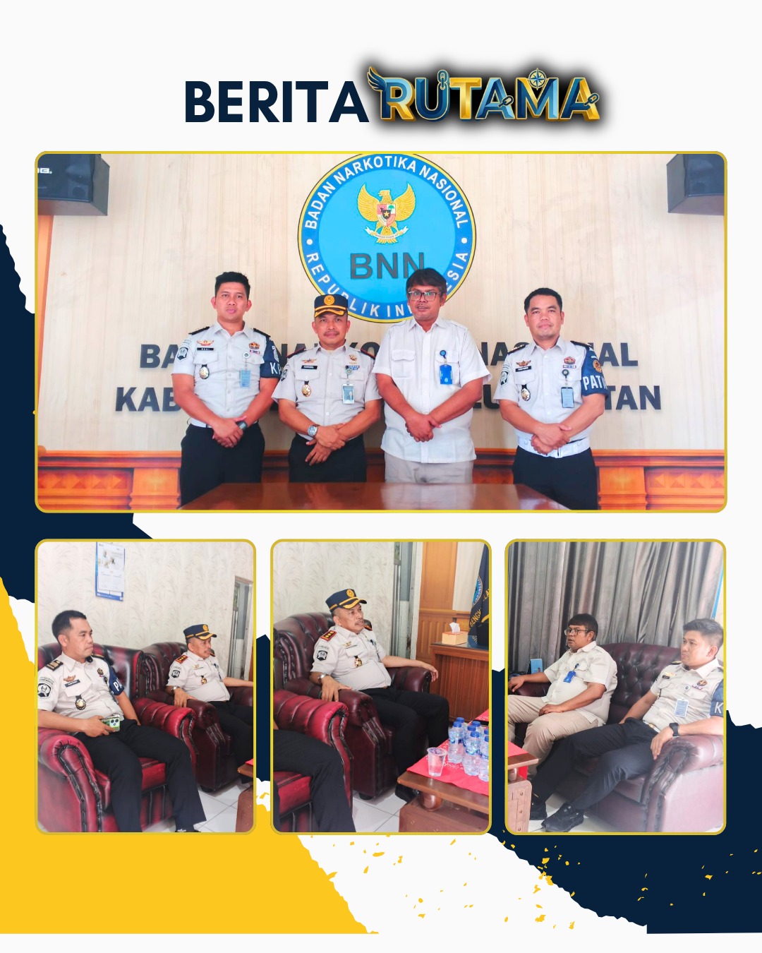 Wujudkan Rutan Bersinar, Kepala Rutan Manna Bangun Sinergi P4GN dengan BNNK Bengkulu Selatan