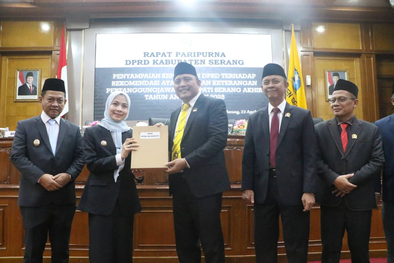 DPRD Rekomendasikan LKPJ 2025, Bupati Serang Jadikan Catatan Pedoman Perbaikan
