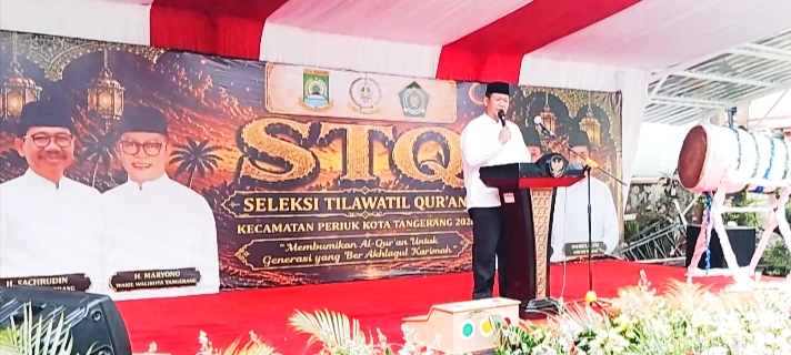 STQ Kecamatan Periuk 2026 Resmi Dibuka, Camat Andhika: Membumikan Al-Qur’an untuk Generasi Berakhlakul Karimah