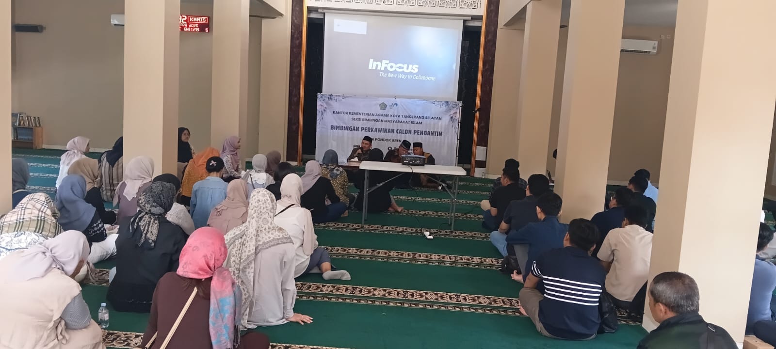 Bimwin Tahap I Kemenag Tangsel dan KUA Pondok Aren Disambut Antusias 50 Calon Pengantin