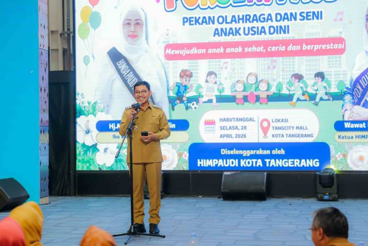 Lewat Porseni PAUD, Wali Kota Tangerang Tanamkan Karakter Sejak Dini