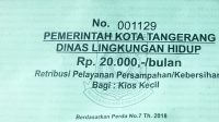 Diduga Pungli Berkedok Retribusi Sampah, PKL Dipungut Rp20 Ribu Mengatasnamakan DLH Kota Tangerang