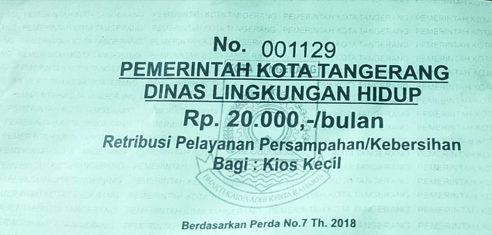 Diduga Pungli Berkedok Retribusi Sampah, PKL Dipungut Rp20 Ribu Mengatasnamakan DLH Kota Tangerang