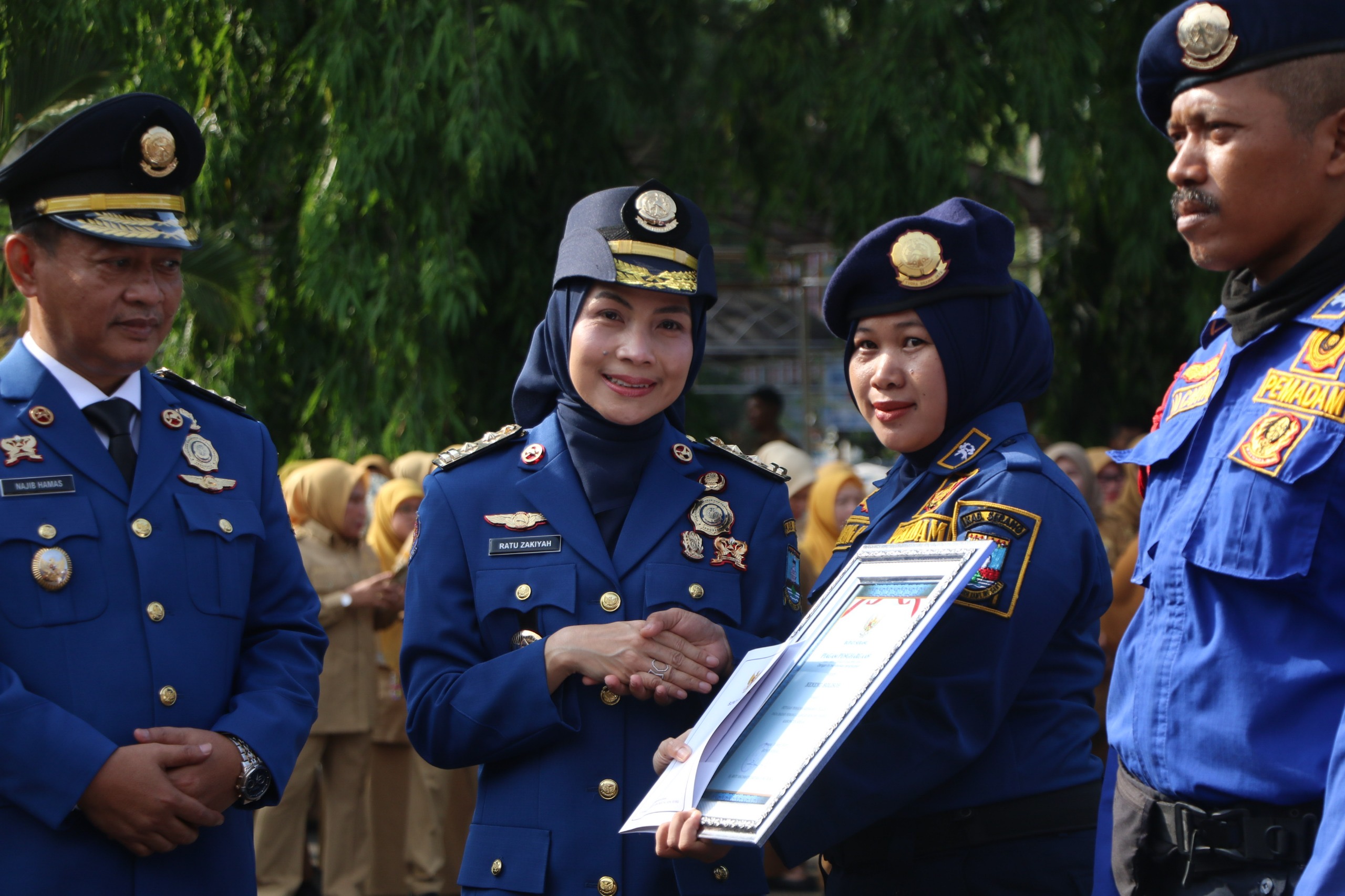 Peringati HUT ke-107 Damkar, Bupati Serang Ajak Tingkatkan Pengetahuan Mitigasi Bencana.