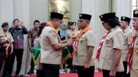 Pelantikan Mabida Pramuka Banten, Andra Soni Tekankan Semangat Pengabdian.