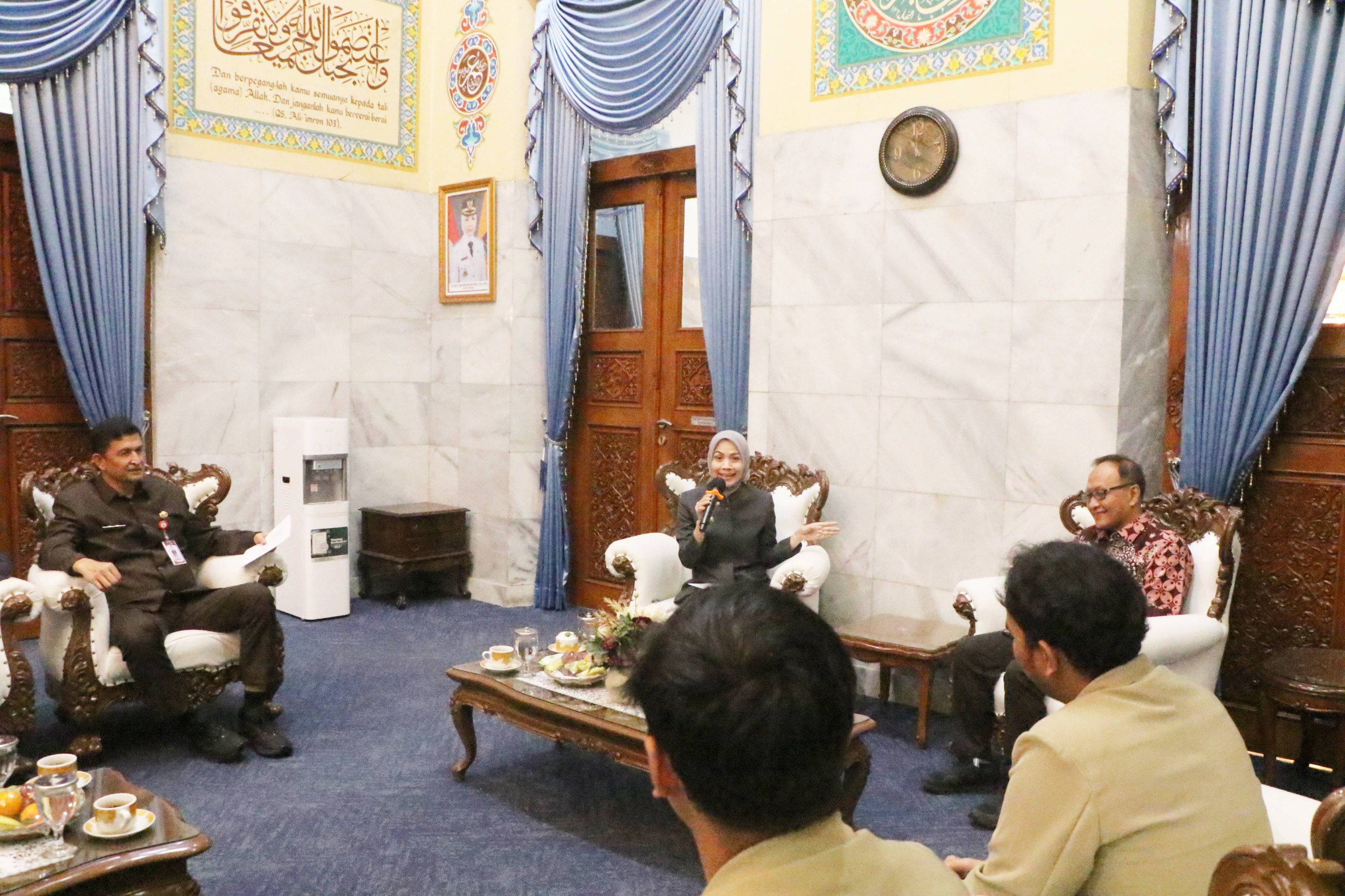 Terima KKN-PPM, Bupati Serang Ratu Zakiyah Minta Mahasiswa UGM Gali Potensi Wisata di Mancak