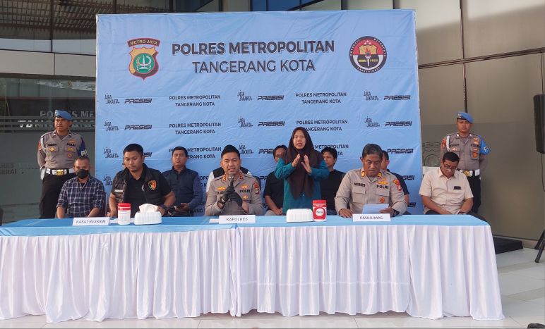 Polres Metro Tangerang Kota Ungkap 52 Kasus Kejahatan Jalanan, 36 Tersangka Diamankan