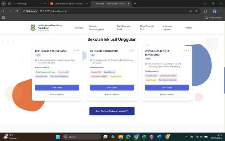 Perkuat Pendidikan Inklusif, Dindik Kota Tangerang Optimalkan Layanan Lewat Aplikasi CISADANE