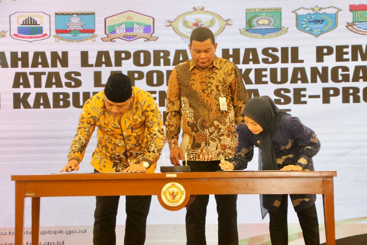 Satu Tahun Zakiyah-Najib Berhasil Pertahankan Pemkab Serang Raih Opini WTP BPK RI.