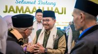 Sachrudin Sambut Kepulangan Kloter Pertama Jemaah Haji Kota Tangerang.