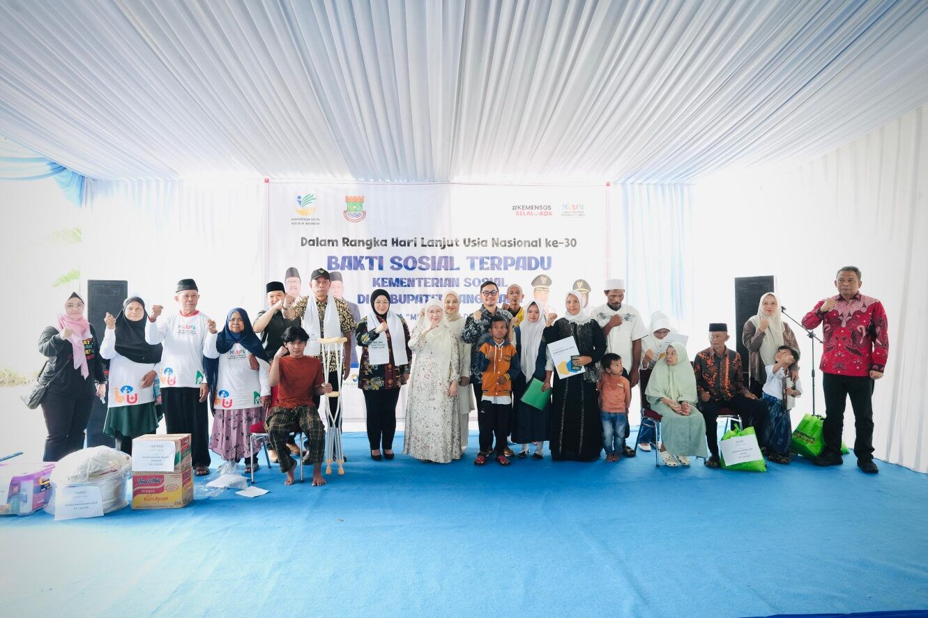 Peringati HLUN 2026, Kemensos Salurkan Bantuan dan Layanan Sosial di Kabupaten Tangerang