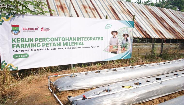 Dorong Regenerasi Petani, DPKP Kabupaten Tangerang Gelar Pelatihan Integrated Farming