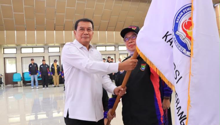 Target Juara Umum, Kabupaten Tangerang Lepas Kontingen POPDA XII dan PEPAPERDA IX Banten
