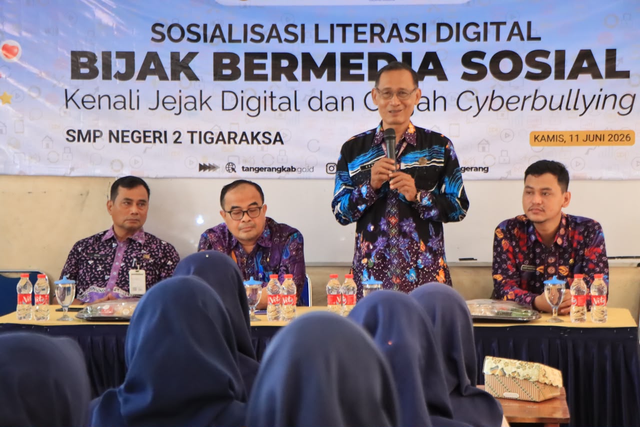 Diskominfo Kabupaten Tangerang Gencarkan Literasi Digital, Pelajar Diajak Bijak Bermedia Sosial