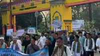 Camat Tangerang Bersama Staf Ikuti Jalan Sehat Sarungan Bersama Wali Kota Tangerang
