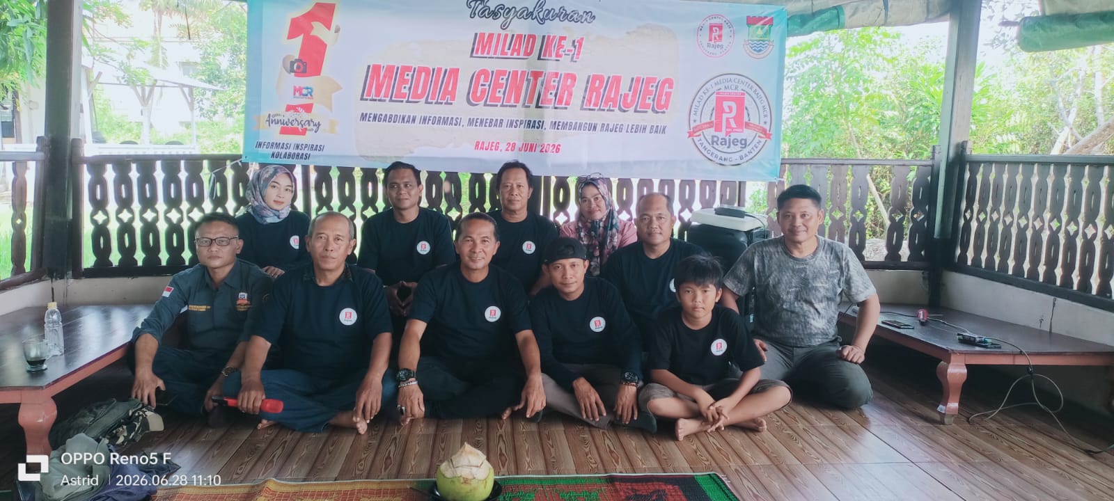Media Center Rajeg Tasyakuran Milad Ke-1 dengan Khidmat dan Suasana Kekeluargaan