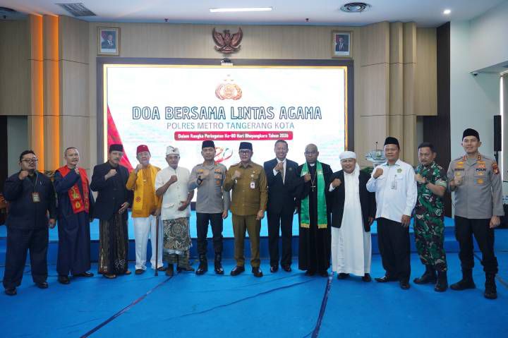 Hari Bhayangkara ke-80, Maryono Apresiasi Sinergi Polri Jaga Kondusivitas Kota Tangerang