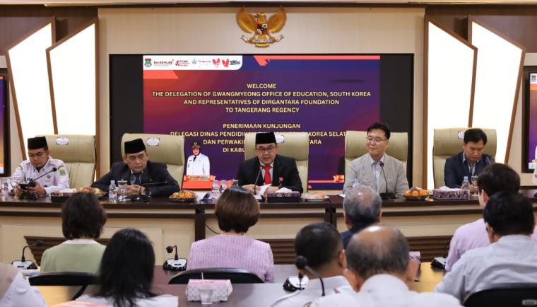 Dorong Pendidikan Berdaya Saing Global, Pemkab Tangerang Jalin Kerja Sama dengan Kota Gwangmyeong, Korea Selatan