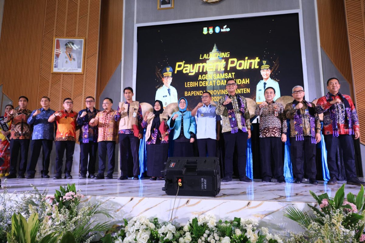 Pemprov Banten Resmikan Payment Point Gerai Samsat, Layanan Pajak Kendaraan Makin Dekat