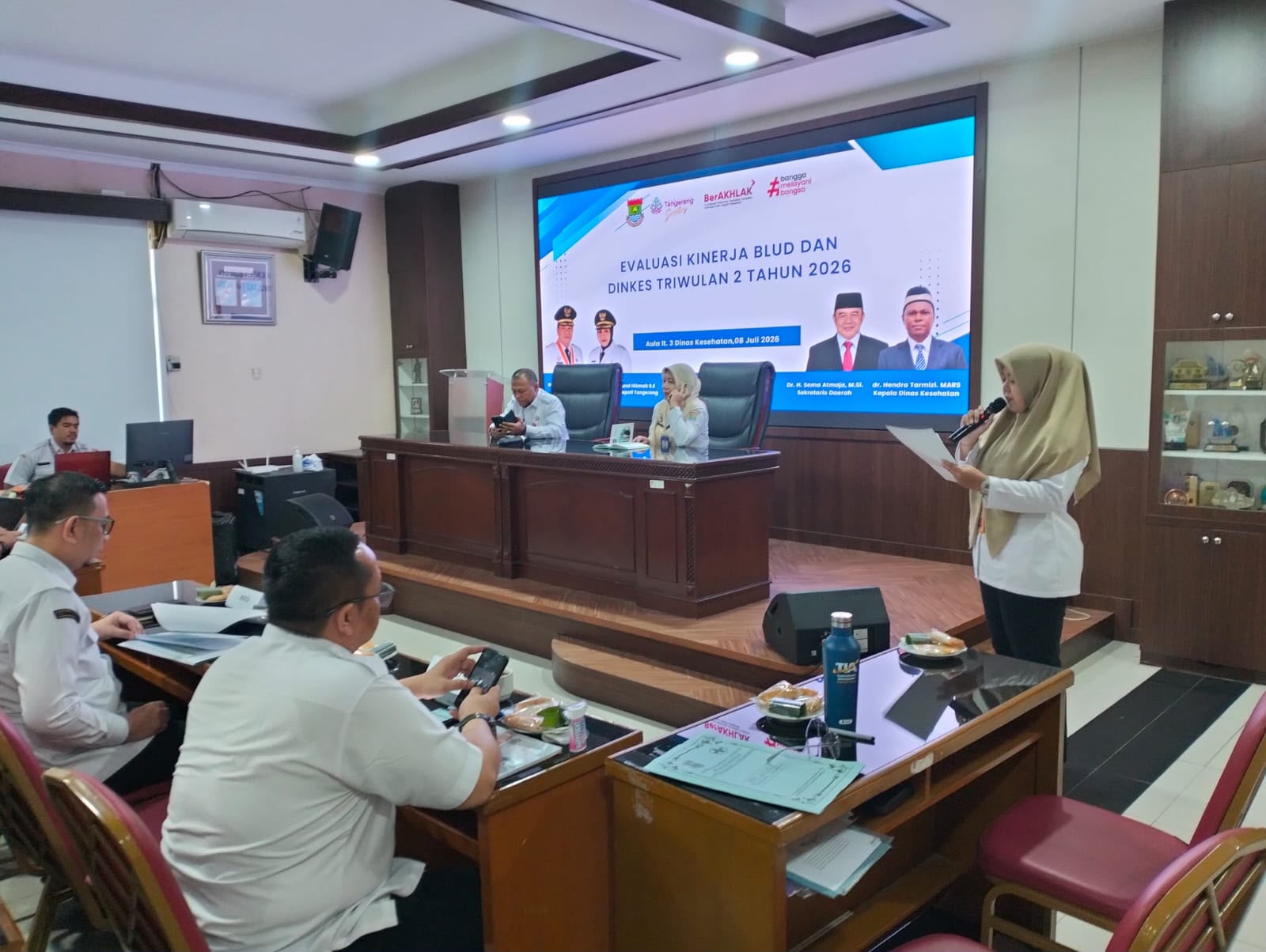Perkuat Kinerja Layanan, Dinkes Kabupaten Tangerang Gelar Evaluasi Semester I 2026