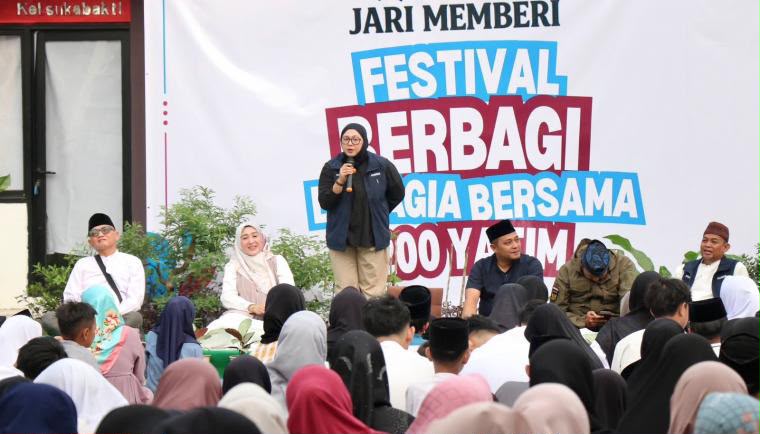 Hadiri Festival Berbagi Bahagia, Wabup Intan Dorong Semangat Berbagi dan Kepedulian Sosial