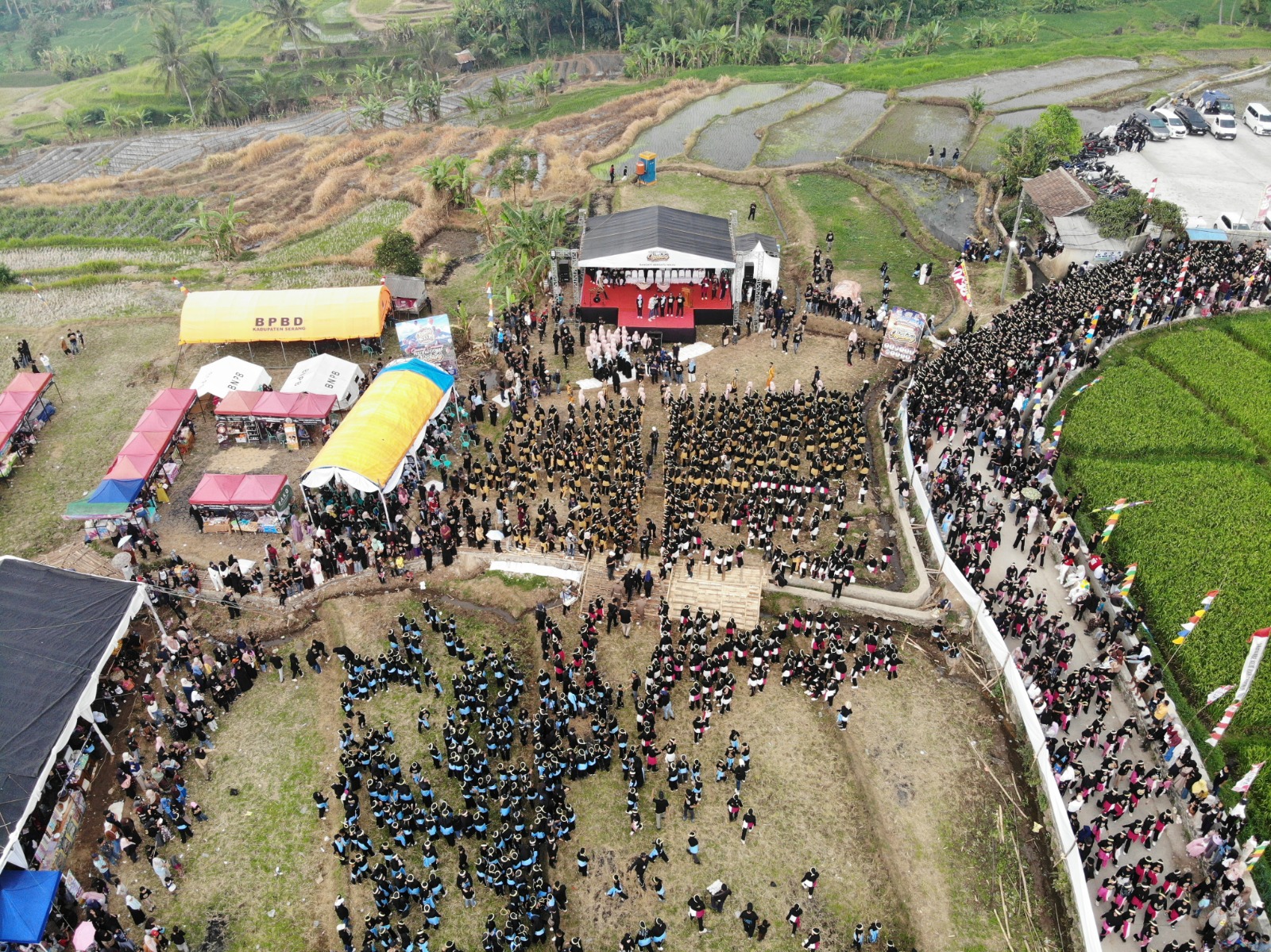 Festival Ciomas Ngabring 2026, 3.500 Anak-anak hingga Emak-emak Peragakan Tari Kolosal