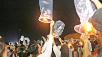 Panjatkan Doa, Ribuan Lampion Diterbangkan di Festival Ciomas Ngabring 2026