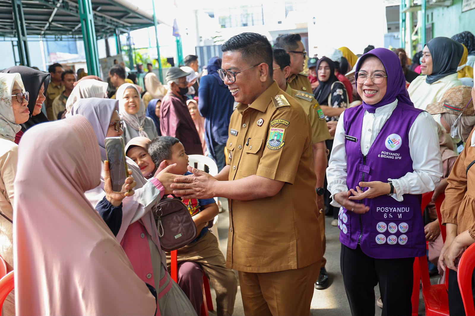Gubernur Banten Tinjau CKG di Kota Tangerang, Apresiasi Kolaborasi Layanan Kesehatan
