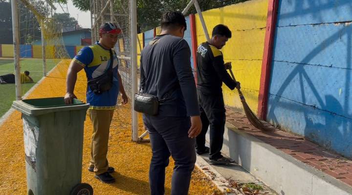 Lewat Selasa Kerja Bakti, Dispora Kota Tangerang Jaga Kualitas Fasilitas Olahraga