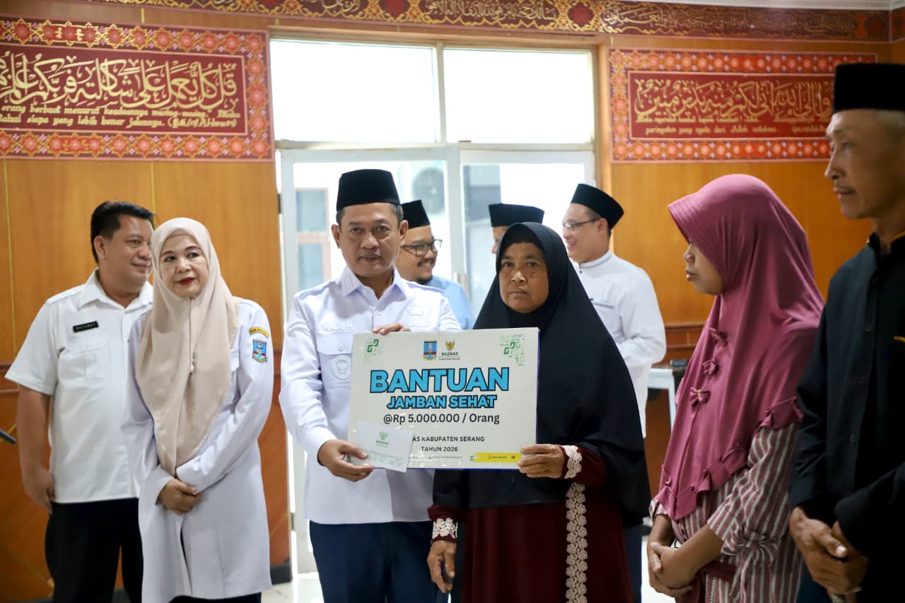 Wabup Serang Najib Hamas Dorong Baznas Kembangkan Penyaluran ZISWAF Berbasis Pemberdayaan