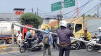 Dishub Kota Tangerang Tangani Cepat Tiang PJU Roboh di Flyover TipTop Cibodas