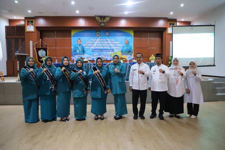 Dilantik Serentak, TP PKK, Bunda PAUD dan Bunda Posyandu Kecamatan Siap Perkuat Pelayanan Anak