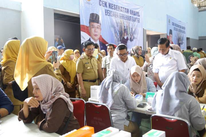 Gubernur Apresiasi CKG Tertinggi se-Banten, Sachrudin Ajak Warga Manfaatkan Layanan Gratis