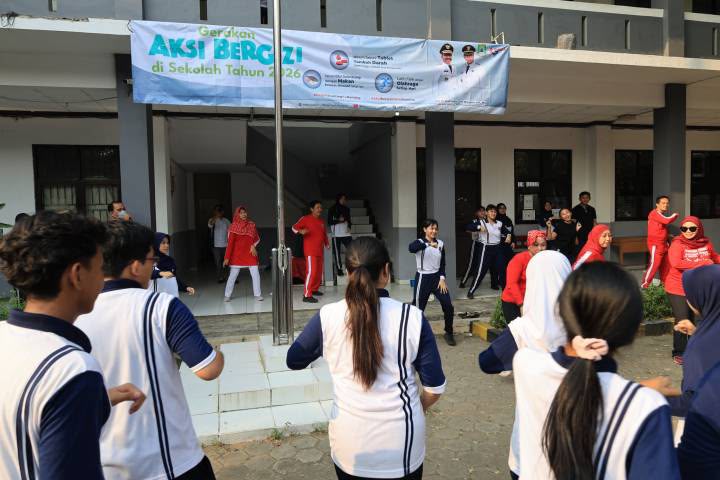 Kampanyekan Antianemia, Dinkes Gelar Gerakan Aksi Bergizi di SMAN 2 Kota Tangerang