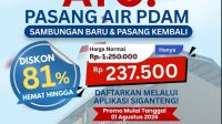 Meriahkan HUT RI ke-81, Perumda TB Kota Tangerang Beri Diskon 81 Persen Sambungan Baru