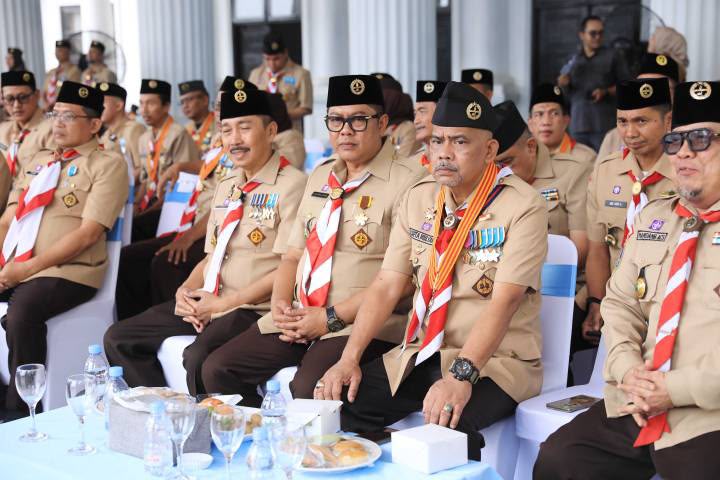 Terima Lencana Dharma Bakti, Maryono: Pramuka Terus Berkarya dan Peduli Sesama